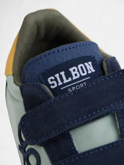 Silbon Zapatos Y Zapatillas-Zapatilla kids velcro multicolor Verde
