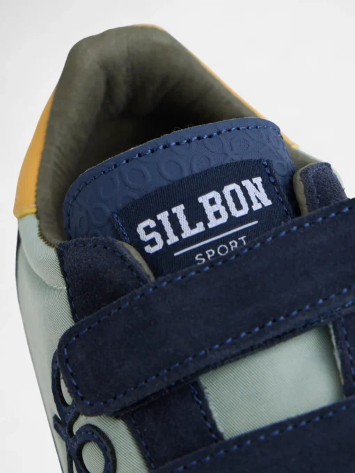 Silbon Zapatos Y Zapatillas-Zapatilla kids velcro multicolor Verde