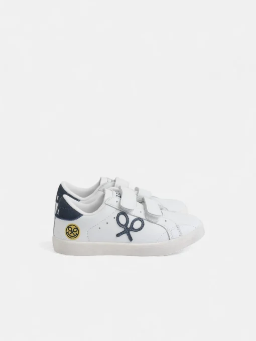 Silbon Zapatos Y Zapatillas-Zapatilla kids velcro smile Blanco