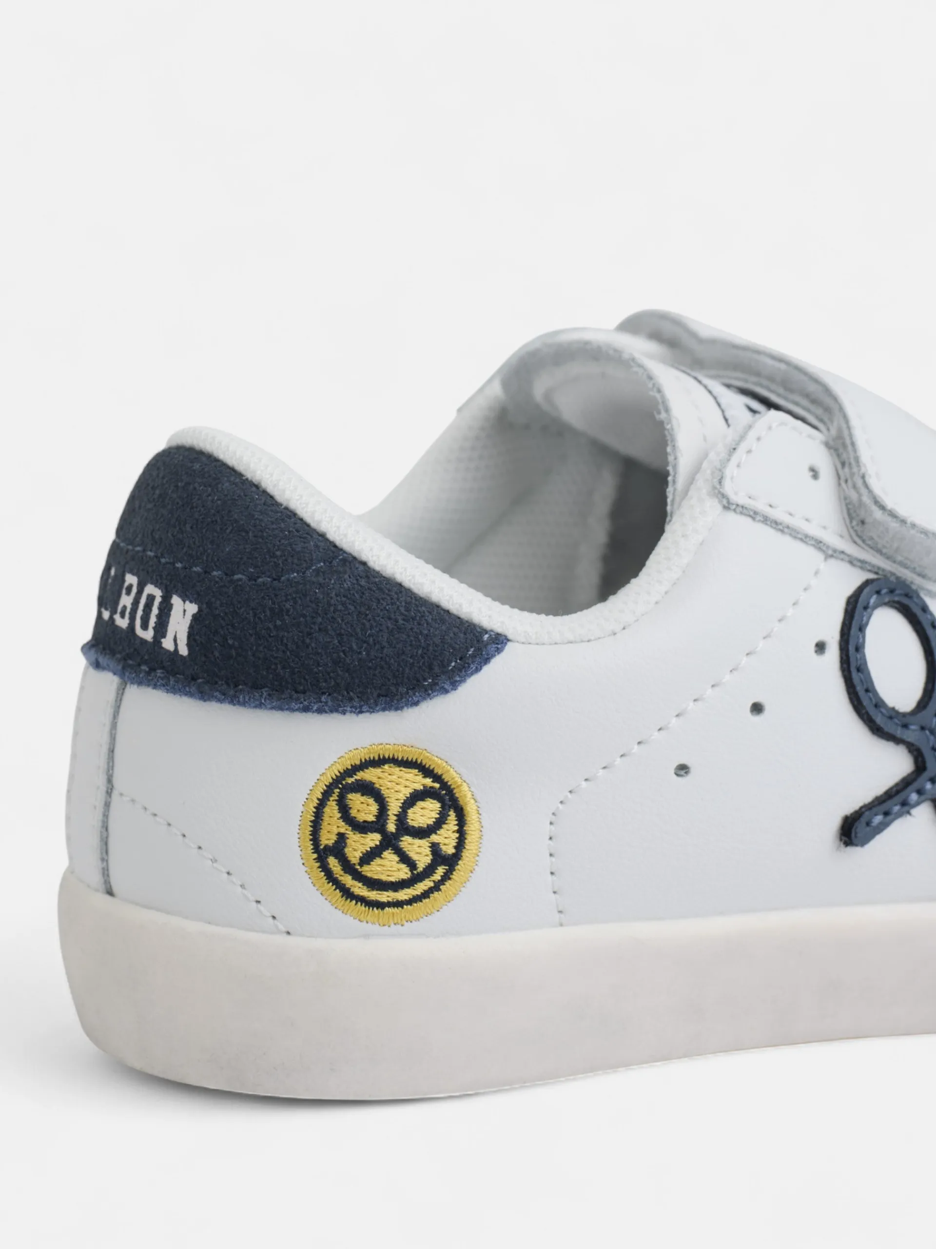 Silbon Zapatos Y Zapatillas-Zapatilla kids velcro smile Blanco
