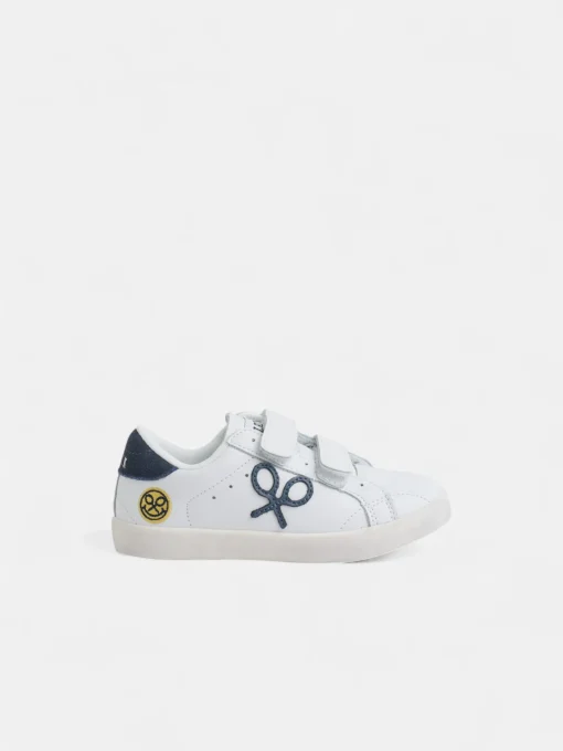 Silbon Zapatos Y Zapatillas-Zapatilla kids velcro smile Blanco