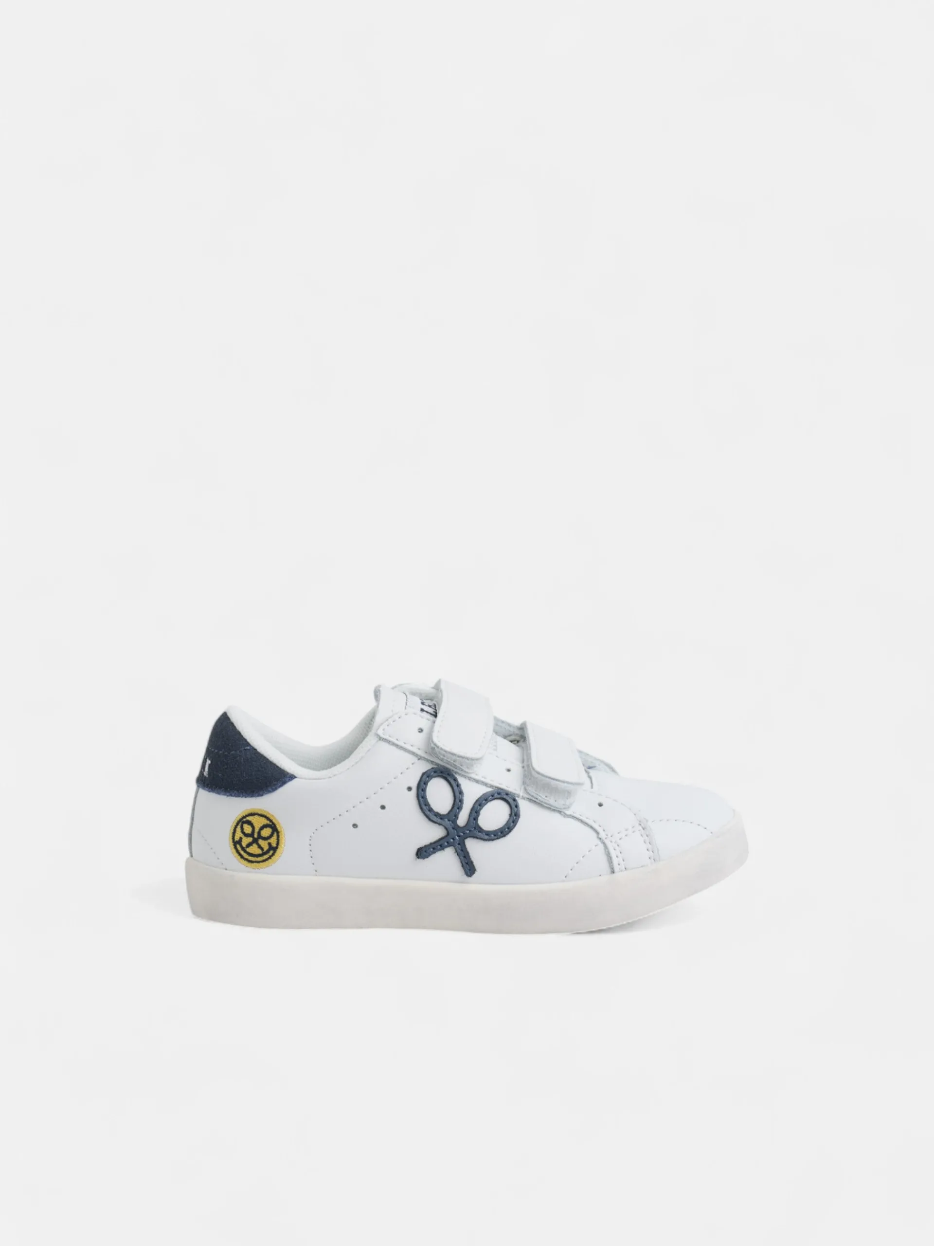 Silbon Zapatos Y Zapatillas-Zapatilla kids velcro smile Blanco