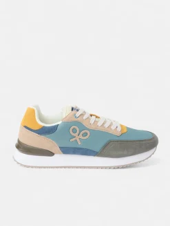 Silbon Zapatillas-Zapatilla running multicolor Verde