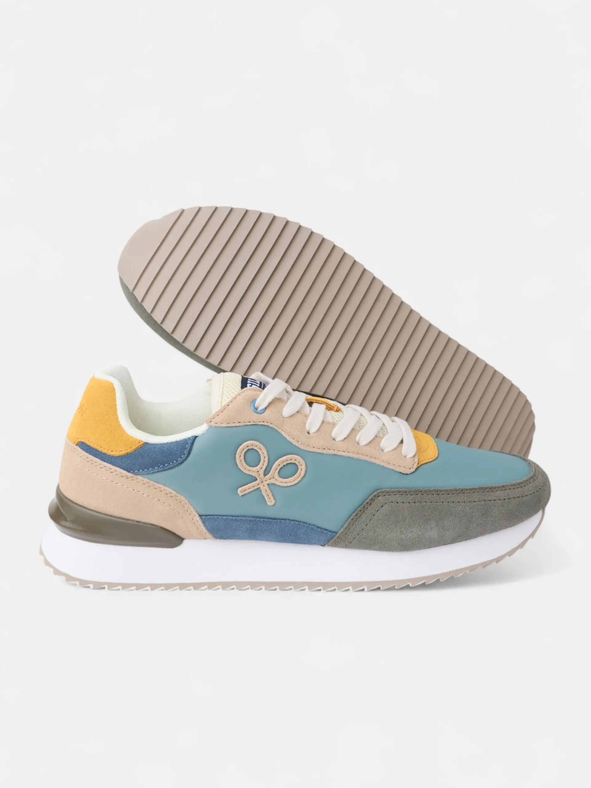 Silbon Zapatillas-Zapatilla running multicolor Verde