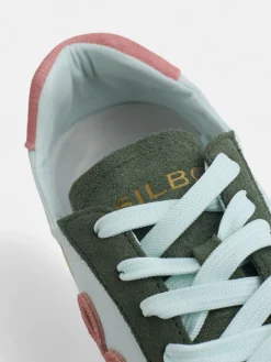 Silbon Calzado-Zapatilla running rosa y verde Rosa y verde