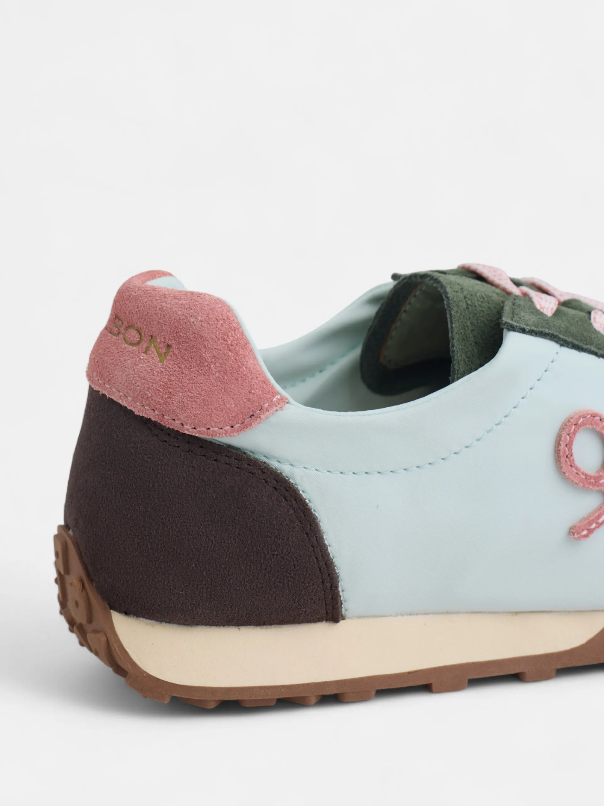 Silbon Calzado-Zapatilla running rosa y verde Rosa y verde