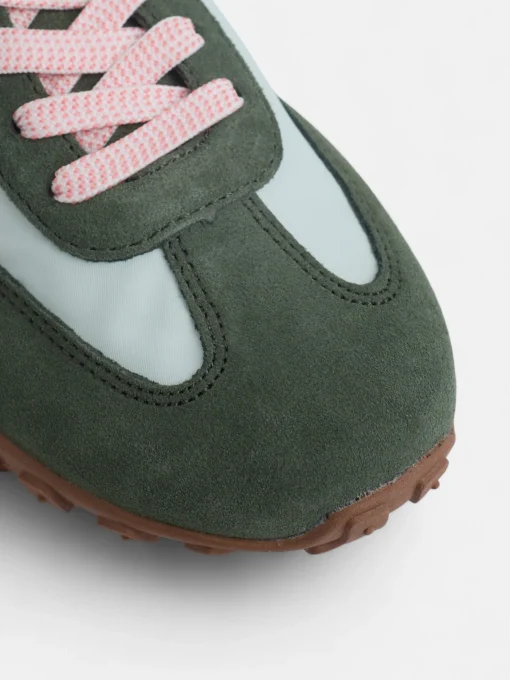 Silbon Calzado-Zapatilla running rosa y verde Rosa y verde
