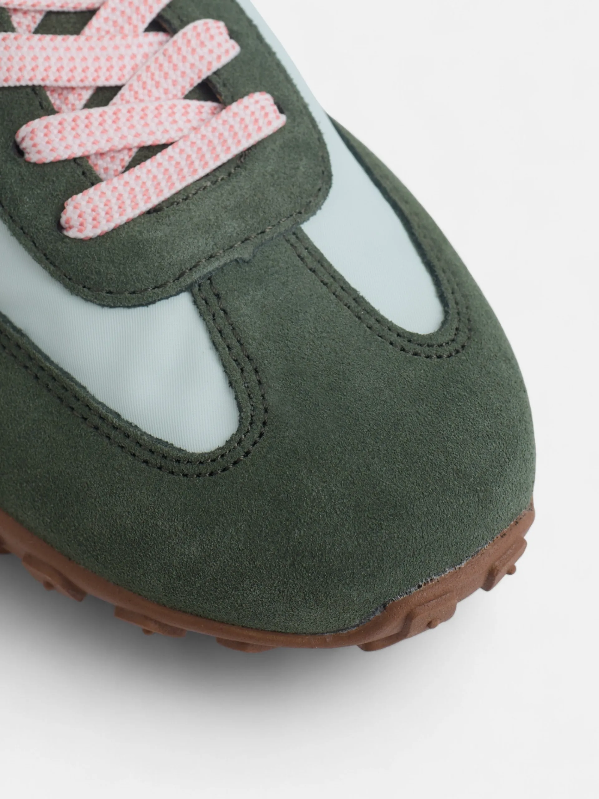 Silbon Calzado-Zapatilla running rosa y verde Rosa y verde