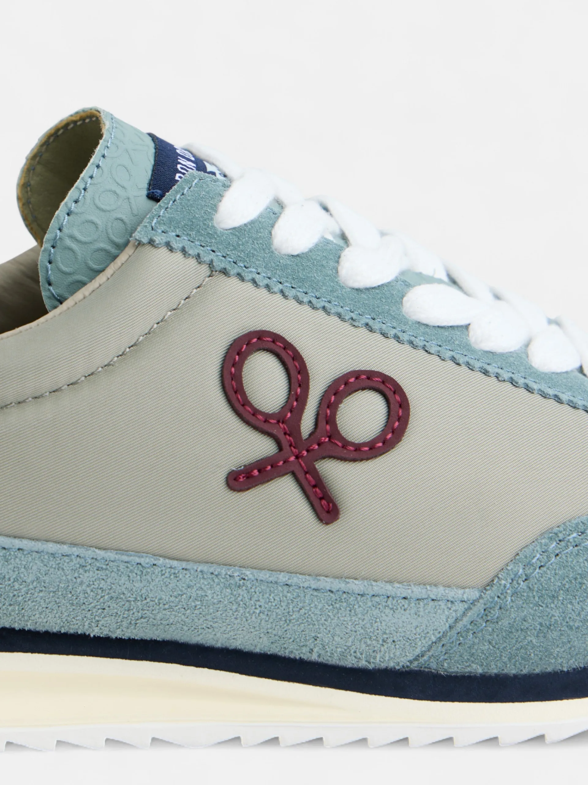 Silbon Zapatillas-Zapatilla vintage gris Azul