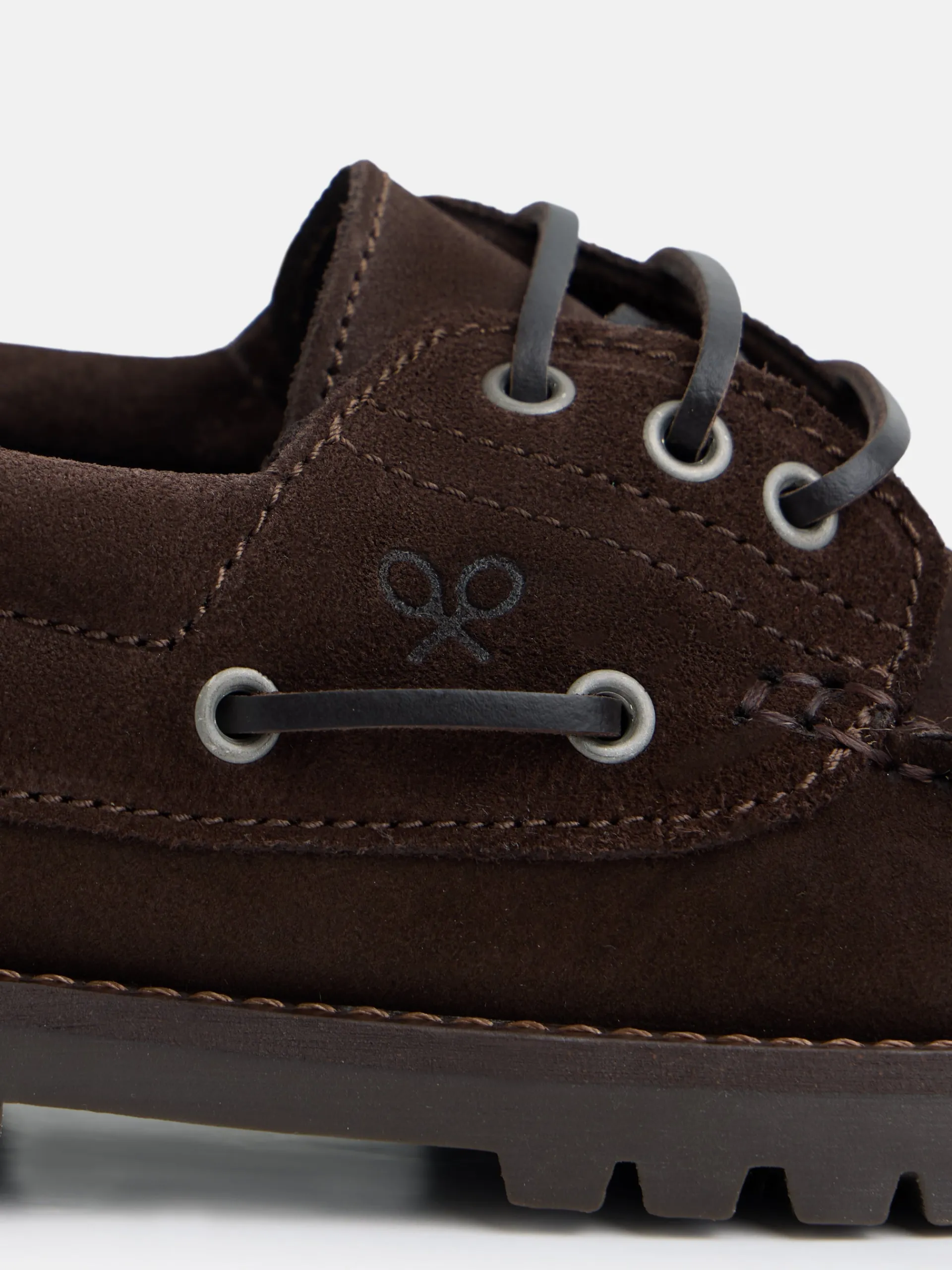 Silbon Zapatos Y Zapatillas-Zapato kids nautico ante oscuro Marron