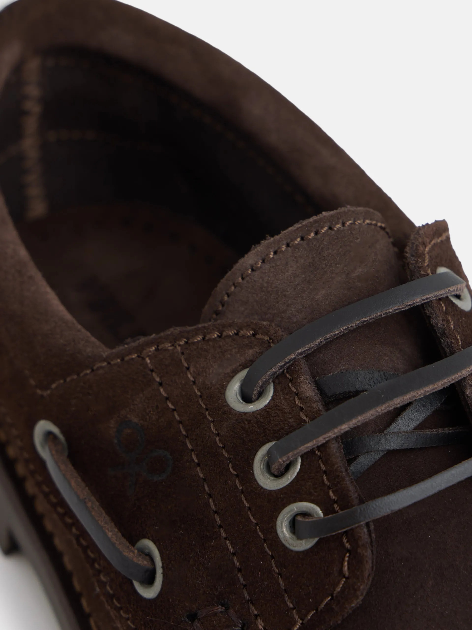 Silbon Zapatos Y Zapatillas-Zapato kids nautico ante oscuro Marron