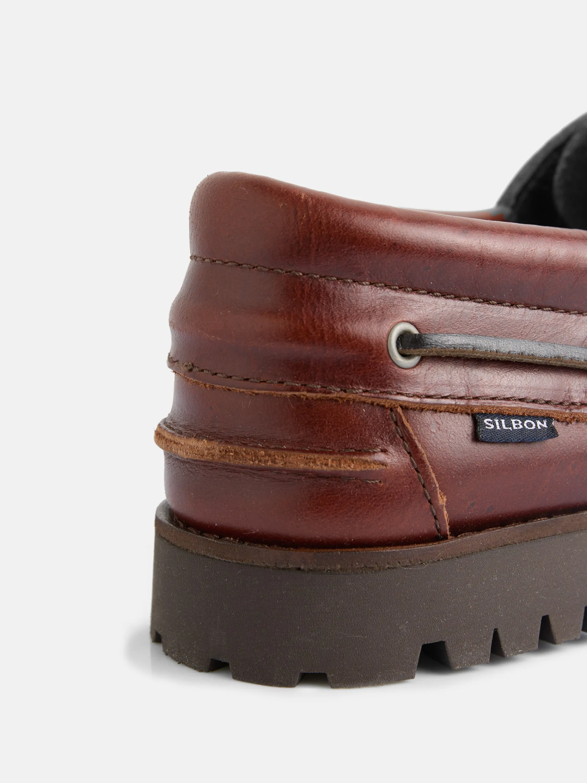 Silbon Zapatos-Zapato náutico clásico marrón Marron