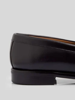 Silbon Zapatos-Zapato penny piel Negro