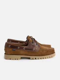 Silbon Zapatos-Zapato sport nautico combinado Marron