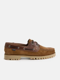 Silbon Zapatos-Zapato sport nautico combinado Marron