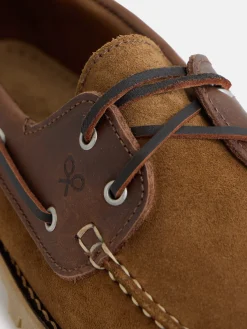 Silbon Zapatos-Zapato sport nautico combinado Marron