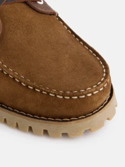Silbon Zapatos-Zapato sport nautico combinado Marron