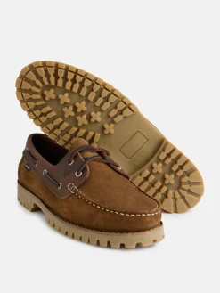 Silbon Zapatos-Zapato sport nautico combinado Marron