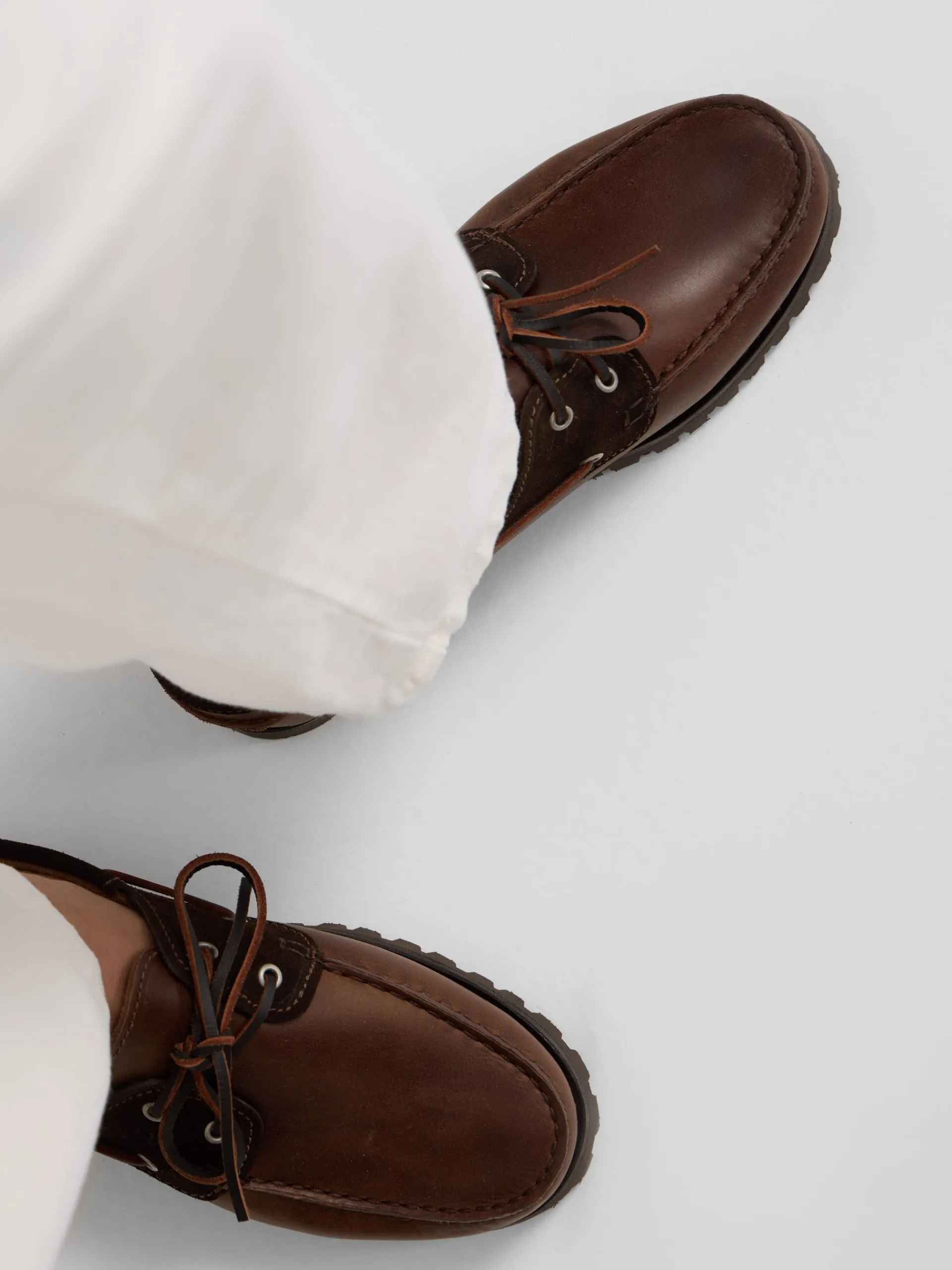 Silbon Zapatos-Zapato sport nautico combinado marron oscuro Marron oscuro
