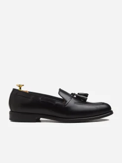 Silbon Zapatos-Zapato vestir borlas mate Negro