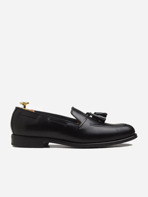 Silbon Zapatos-Zapato vestir borlas mate Negro
