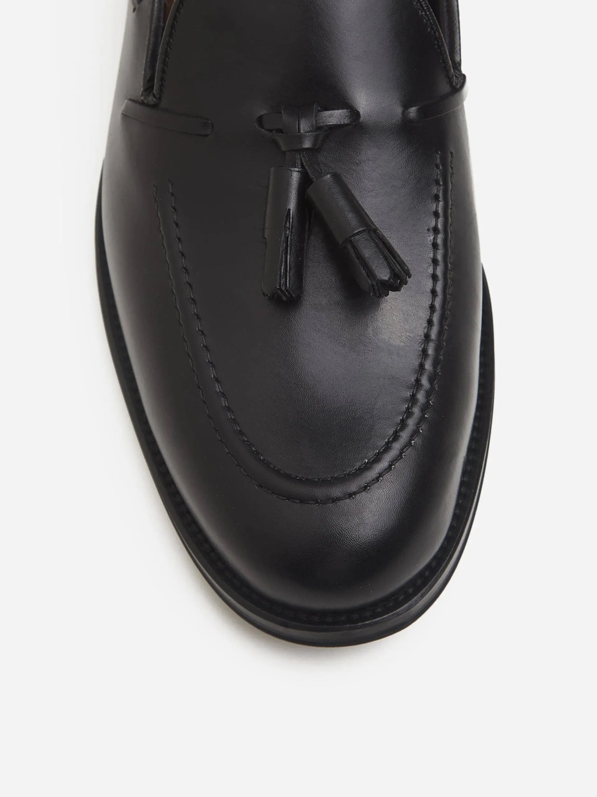 Silbon Zapatos-Zapato vestir borlas mate Negro
